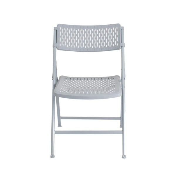 National Public Seating AirFlex Series Premium Polypropylene Folding Chair, Platinum (Pack of 4) - National Public Seating