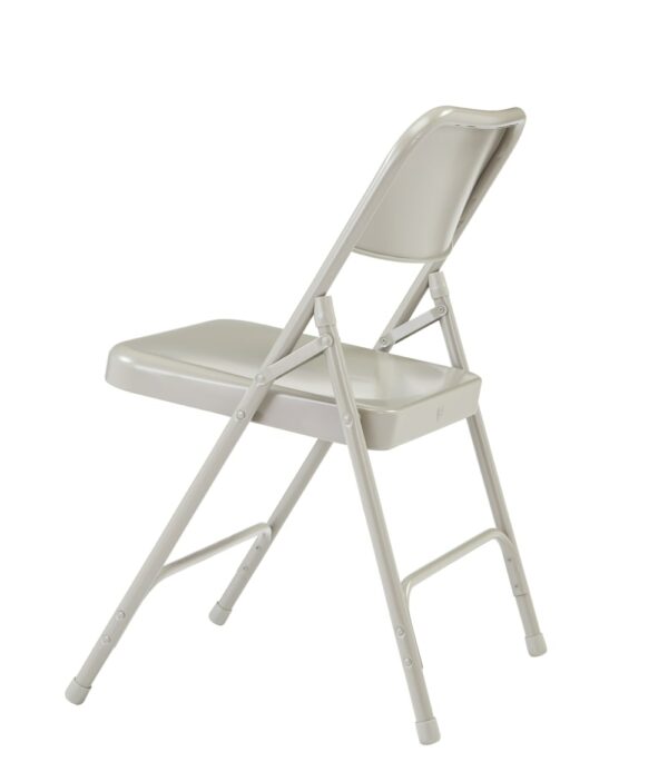 National Public Seating All Steel Folding Chairs - Set of 4, Grey, Model# 202 - National Public Seating