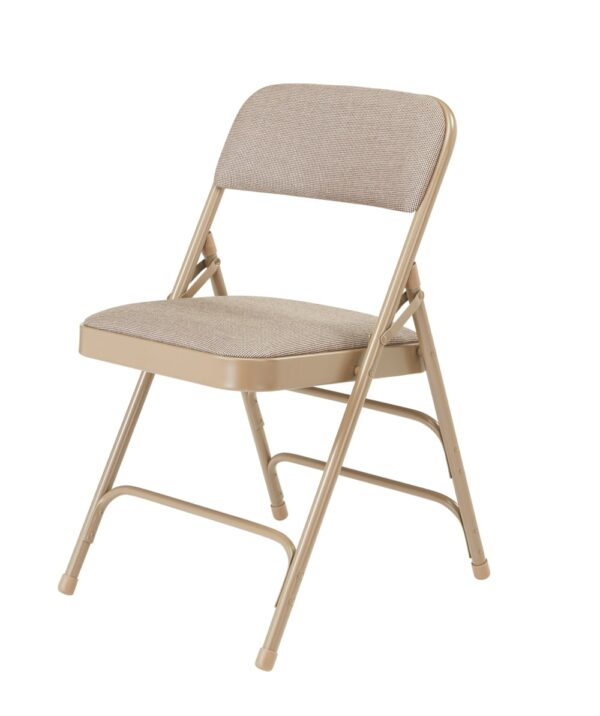 National Public Seating 2300 Series Fabric Folding Chair, Primary Color Beige, Included (qty.) 4, Seating Type Folding Chair, Model# 2301 - National Public Seating