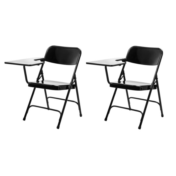 National Public Seating 5200 Series Tablet Arm Folding Chair Right, Primary Color Black, Included (qty.) 2, Seating Type Folding Chair, Model# 5210R - National Public Seating