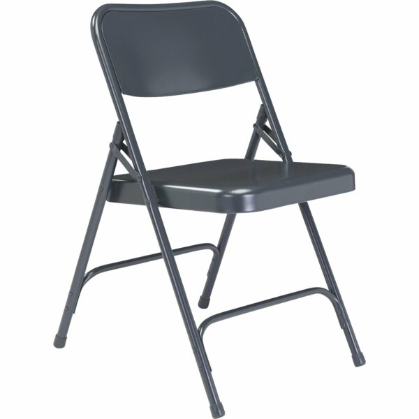 National Public Seating All Steel Folding Chairs - Set of 4, Char-Blue, Model# 204 - National Public Seating