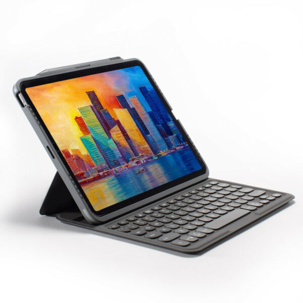 Zagg Pro Keys Wireless Keyboard and Detachable Case for iPad Pro 11" 1st Gen. 2018, 2nd Gen. 2020, 3rd Gen. 2021 Charcoal Refurbished - Segue