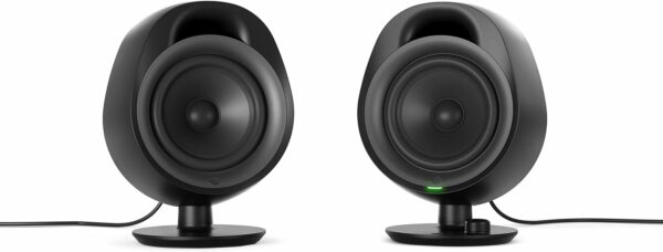 SteelSeries Arena 3 Bluetooth Gaming Speakers with Polished 4" Drivers (2-Piece) - Black Refurbished - SteelSeries