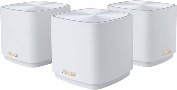 ASUS ZenWiFi AX Mini Mesh WiFi 6 System AX1800 XD4 3PK Whole Home Coverage up to 4800 sq ft & 5 rooms; AiMesh Refurbished - Segue