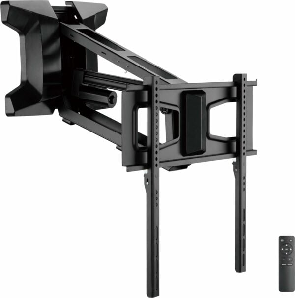 ProMounts Motorized Fireplace Mantel TV Wall Mount for TVs 37" - 70" Up to 77 lbs with Remote - Promounts