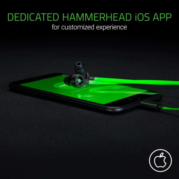 Razer Hammerhead for iOS Digital Gaming & Music In-Ear Headset - EU Packaging Refurbished - Razer