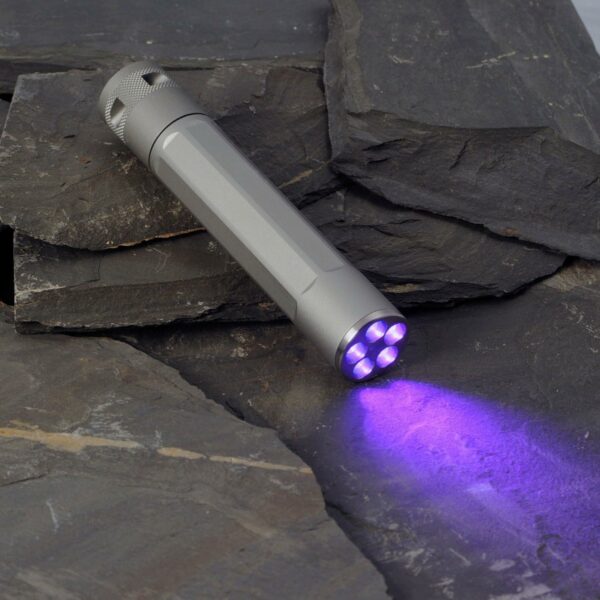 INova Camp & Hike X5 Lithium Powered 31 Lumens LED Flashlight Titanium 5 Ultraviolet Leds Dual Mode Refurbished - Segue