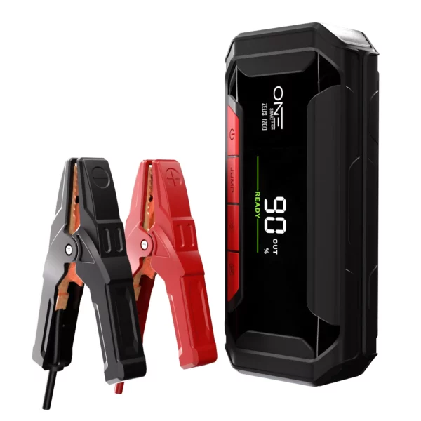 Promounts OAJS-1201 ONE Jump Starter 1200A for Up to 7L Gas and 5L Diesel Engines, 12000mAh Capacity with Portable Power Bank - Promounts