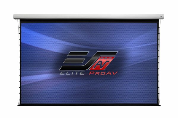 Elite Screens TP300XWH3 Elite ProAV® Tension Pro, 300" Diag. 16:9, Tab-Tensioned Electric Motorized Drop Down Projection Screen - Elite Screens Inc.