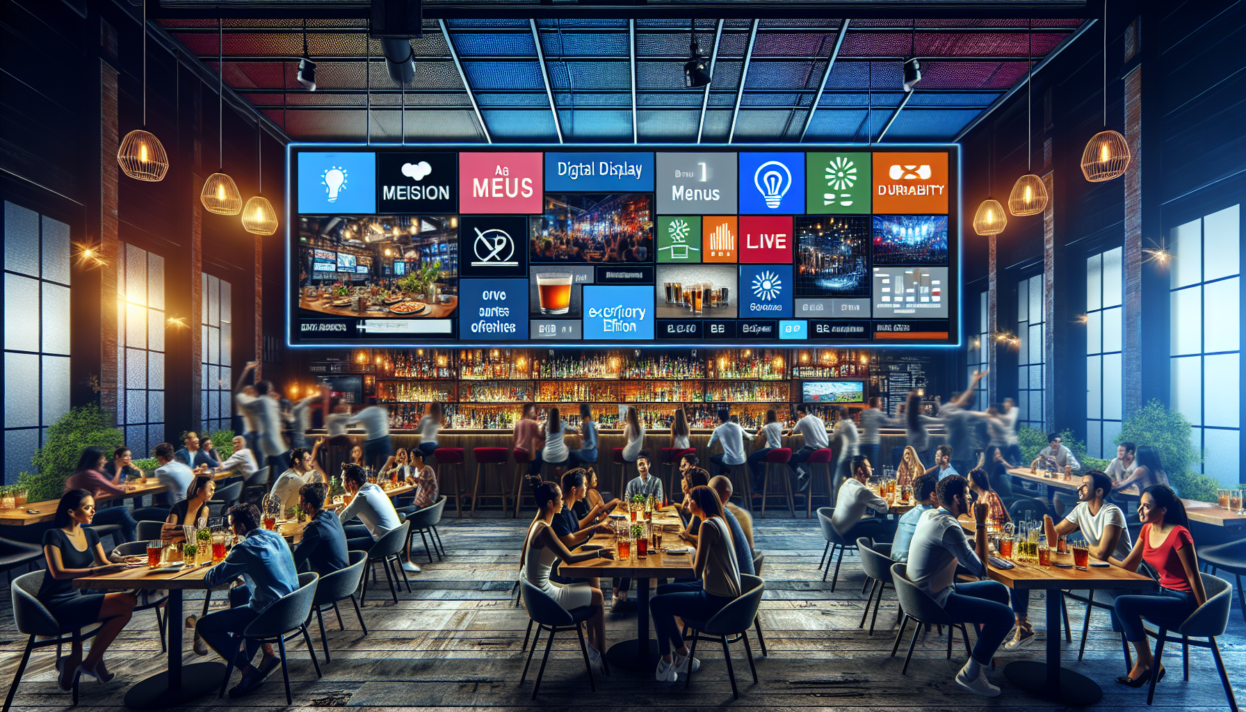 SONY BRAVIA Displays for Bars and Restaurants