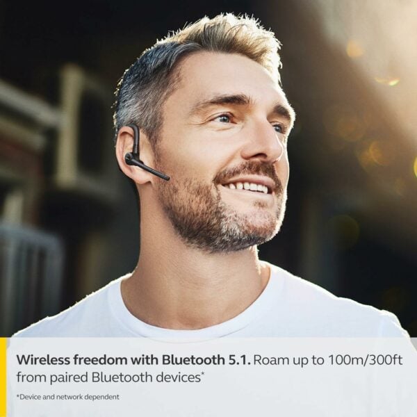 Jabra Talk 65 Premium Bluetooth Headset with 2 Noise Cancelling Microphone - Jabra