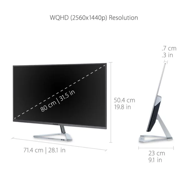 Viewsonic VX3267U-2K 32" 1440p IPS Monitor with 65W USB C, HDMI, DP, and HDR10 - Image 7