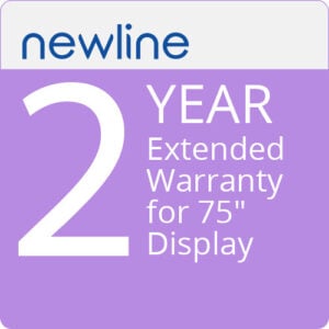 Newline 2-Year Extended Warranty for 75" Displays